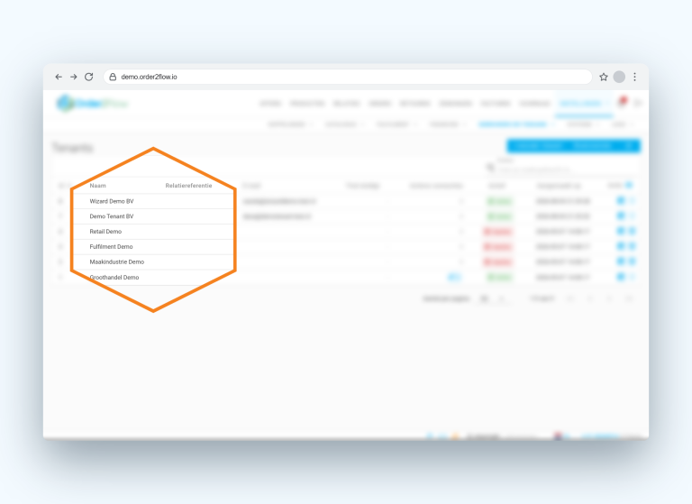 Order2Flow - Multi-tenant