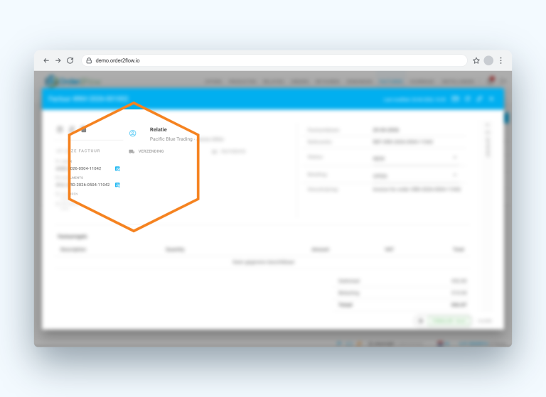 Order2Flow - Factuur-upload