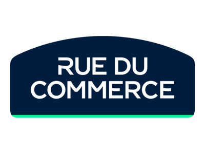 Koppeling met Rue du Commerce logo